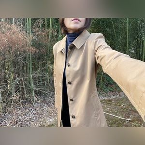 A.P.C. camel Trench Coat, lightly worn